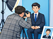 이력서 사진촬영 및 인화 사진